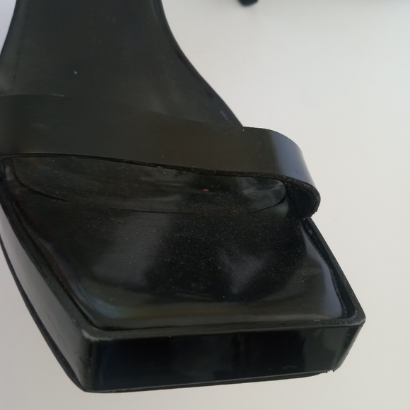 JEFFERY CAMPBELL Danceria 2 Platform Open Toe Black Shoes | 9.5 - Picture 7 of 9